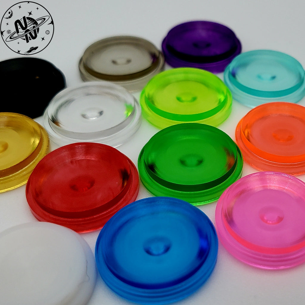 Billet Box Concave Buttons: Plastics
